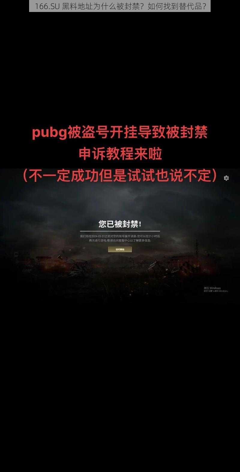 166.SU 黑料地址为什么被封禁?如何找到替代品?