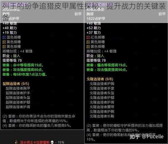 列王的纷争追猎皮甲属性探秘:提升战力的关键装备